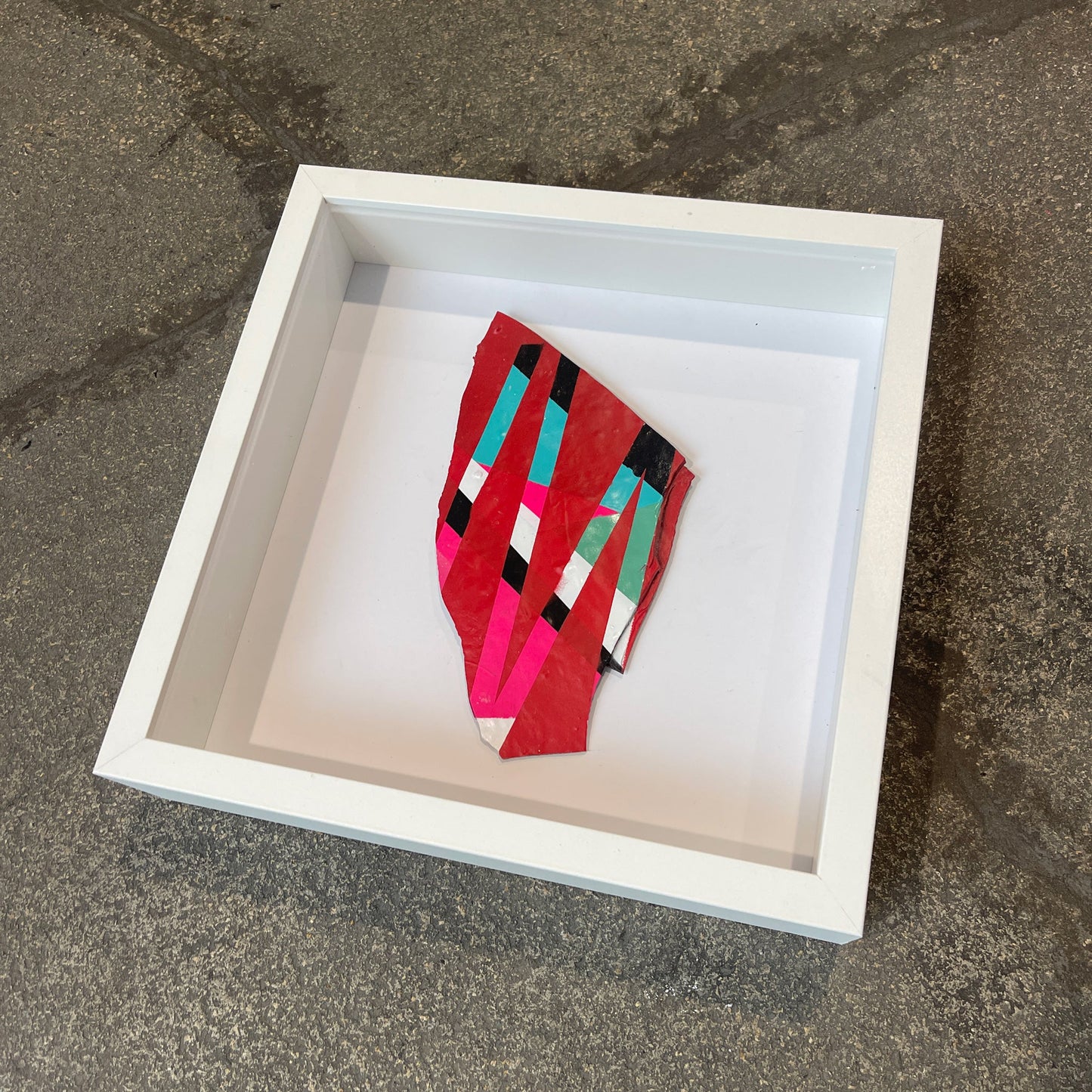 Small Box Framed Paint Flake