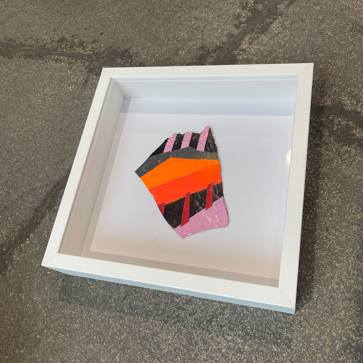 Small Box Framed Paint Flake