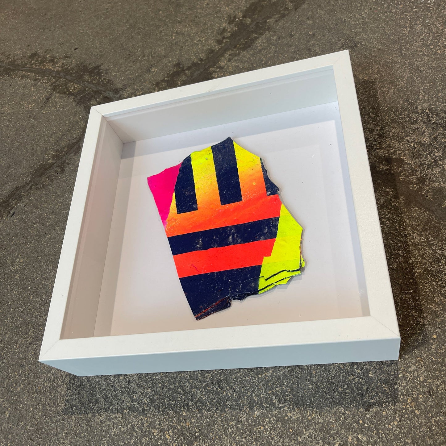 Small Box Framed Paint Flake