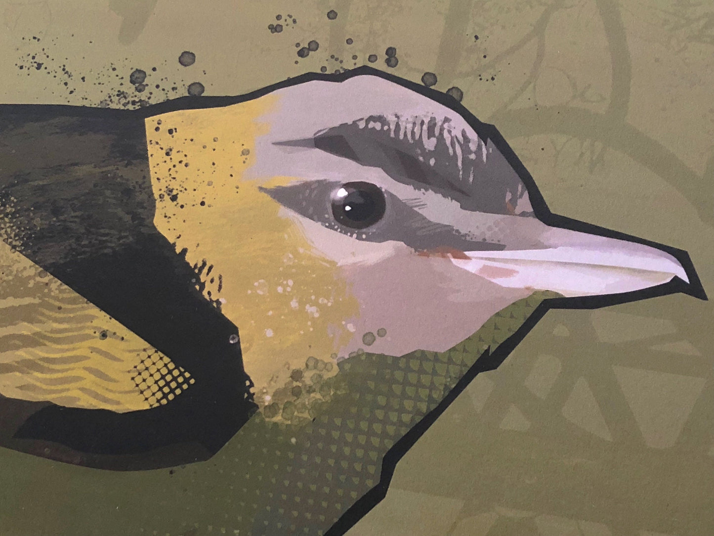 A3 Bells Viero Print, Birds, Bird Print, Bird illustration, Bird Poster, Bird Art, Ornithology, Sneaker Print, Trainers Art ,Spezial, USA