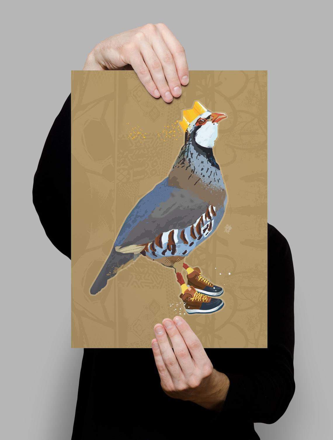 Partridge in a Pair of trainers