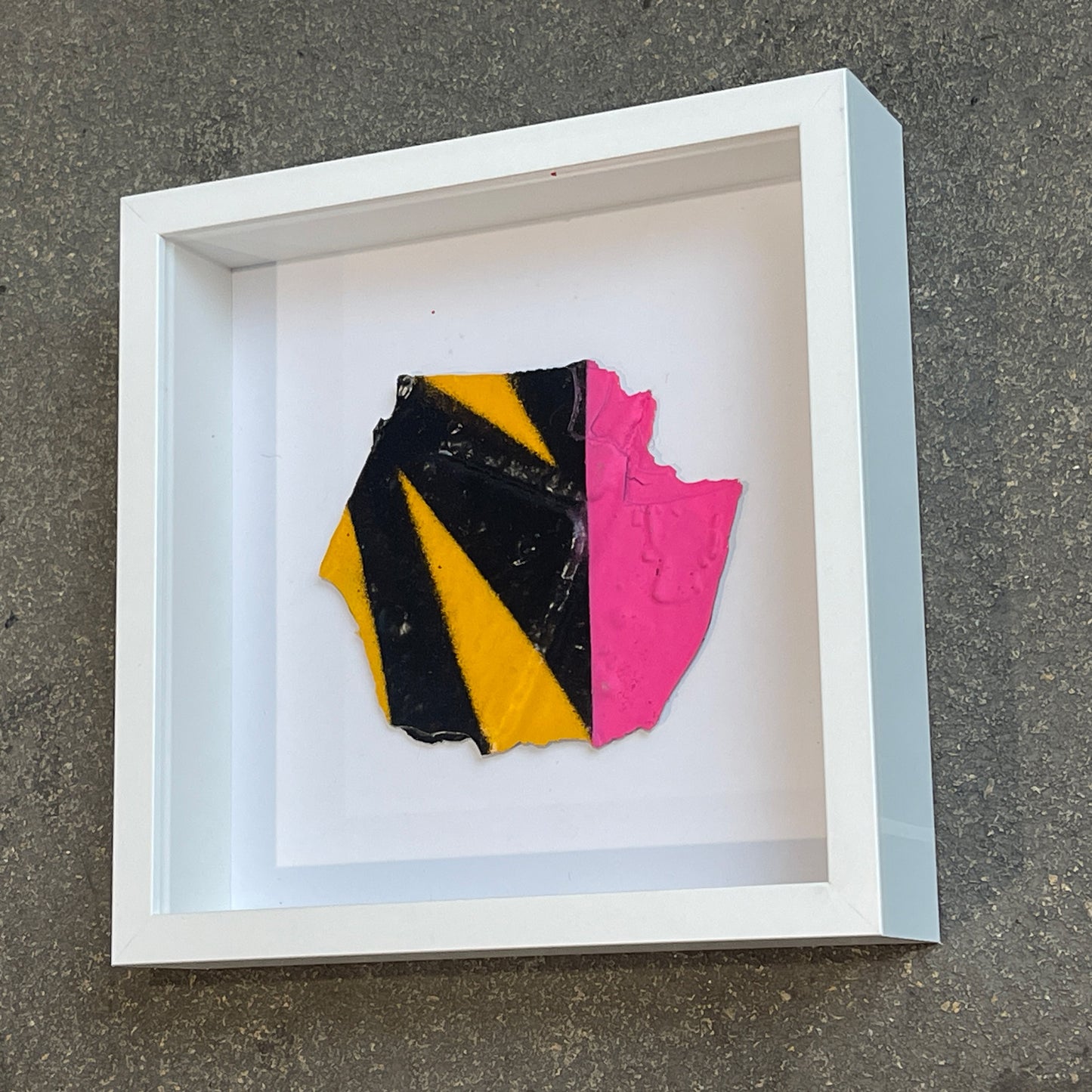 Small Box Framed Paint Flake