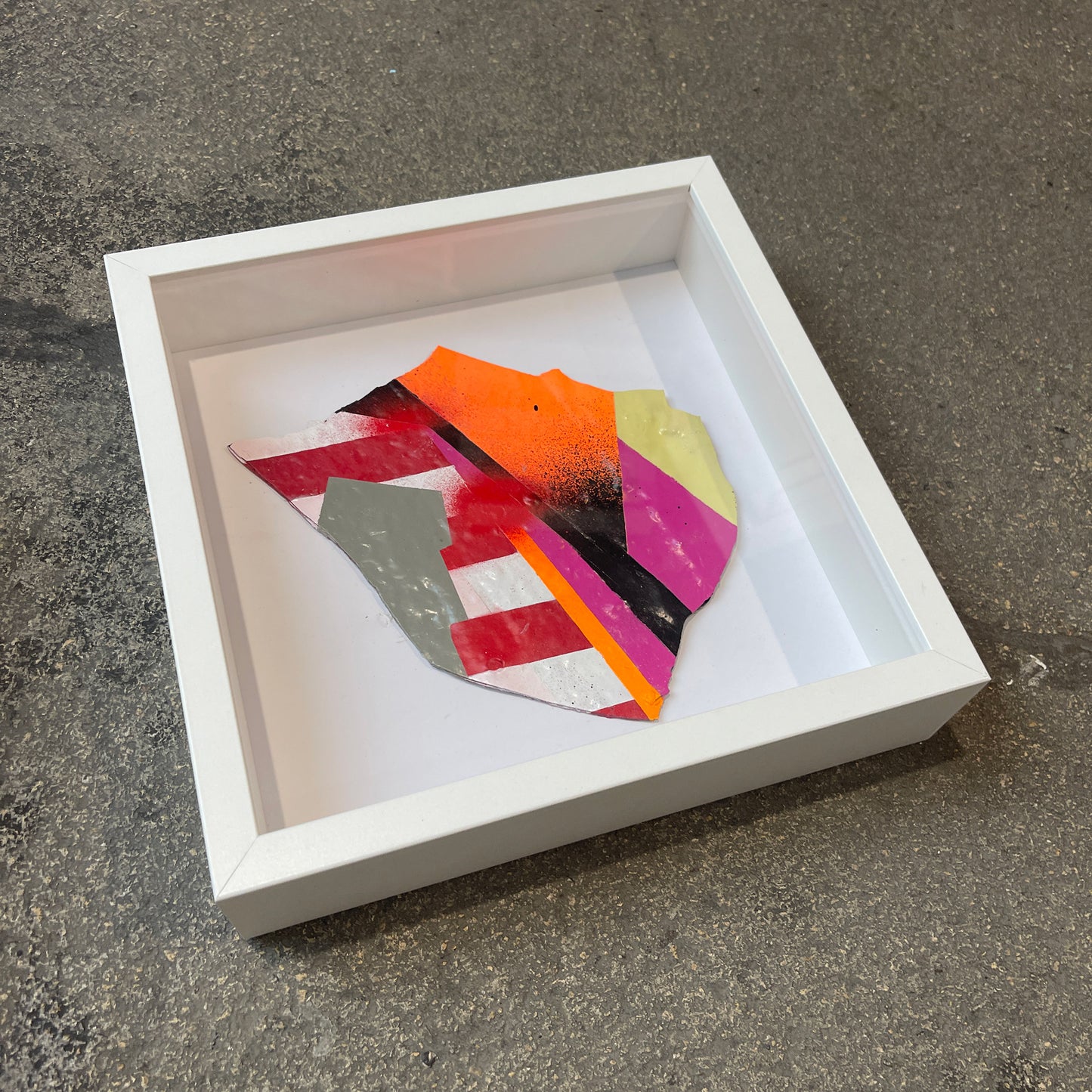 Small Box Framed Paint Flake