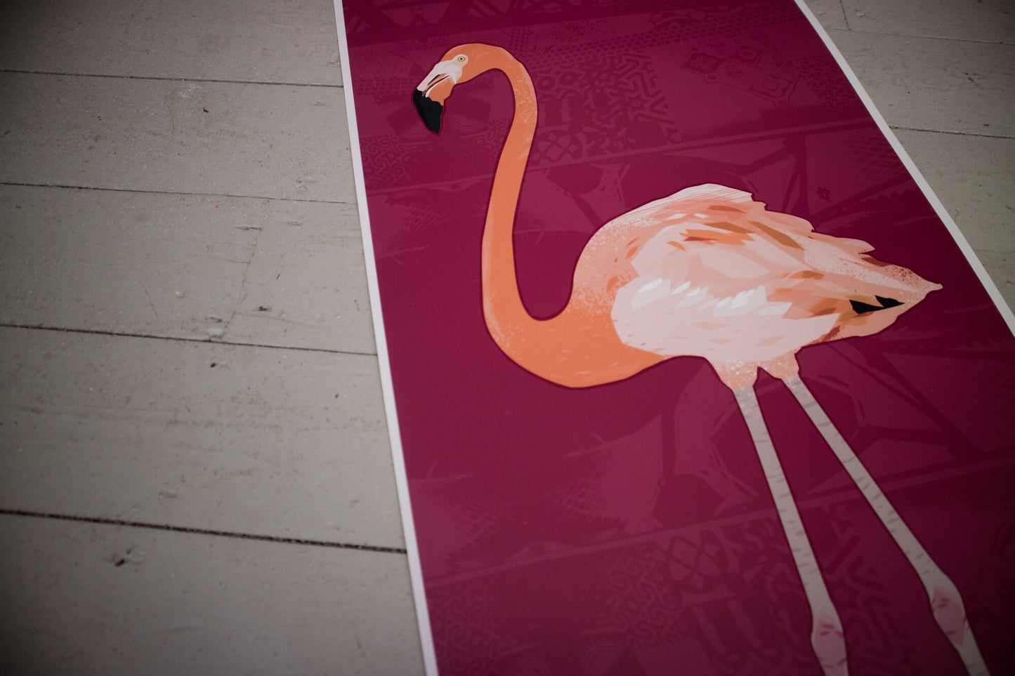 Tropical Flamingo Print, Exotic Bird Print, Exotic Bird illustration, Exotic Bird Poster, Bird Watcher Gift, Stylish Home Gift