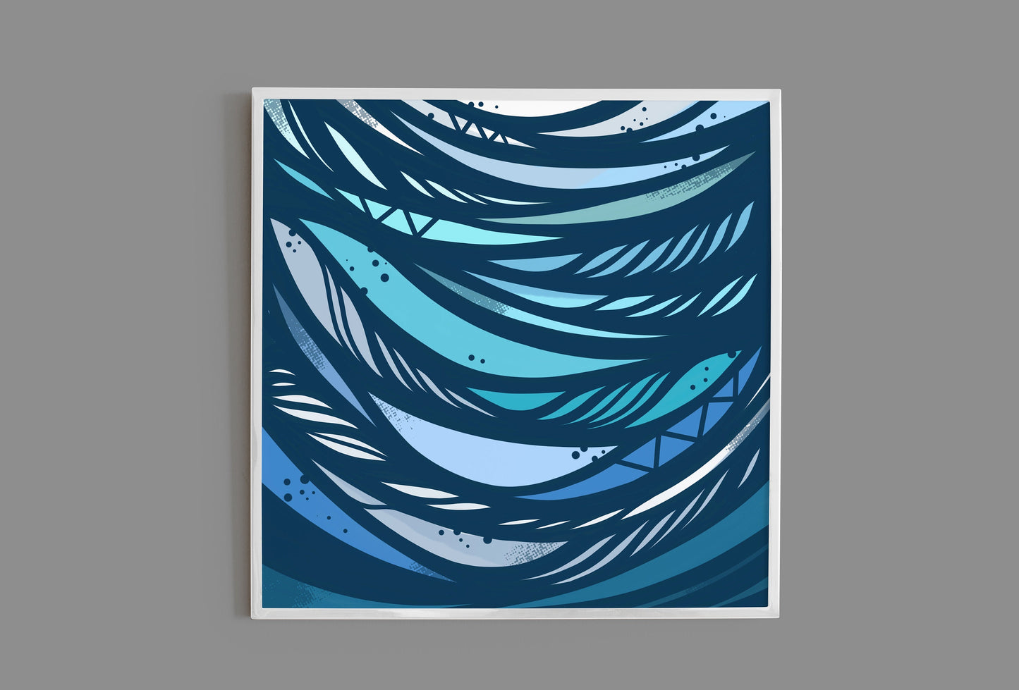 The Looming Sea - surfing, cool surf gift, surfing wall art, cool surfing gift, ocean gift idea, atlantic ocean, wild swimming gift, The Sea