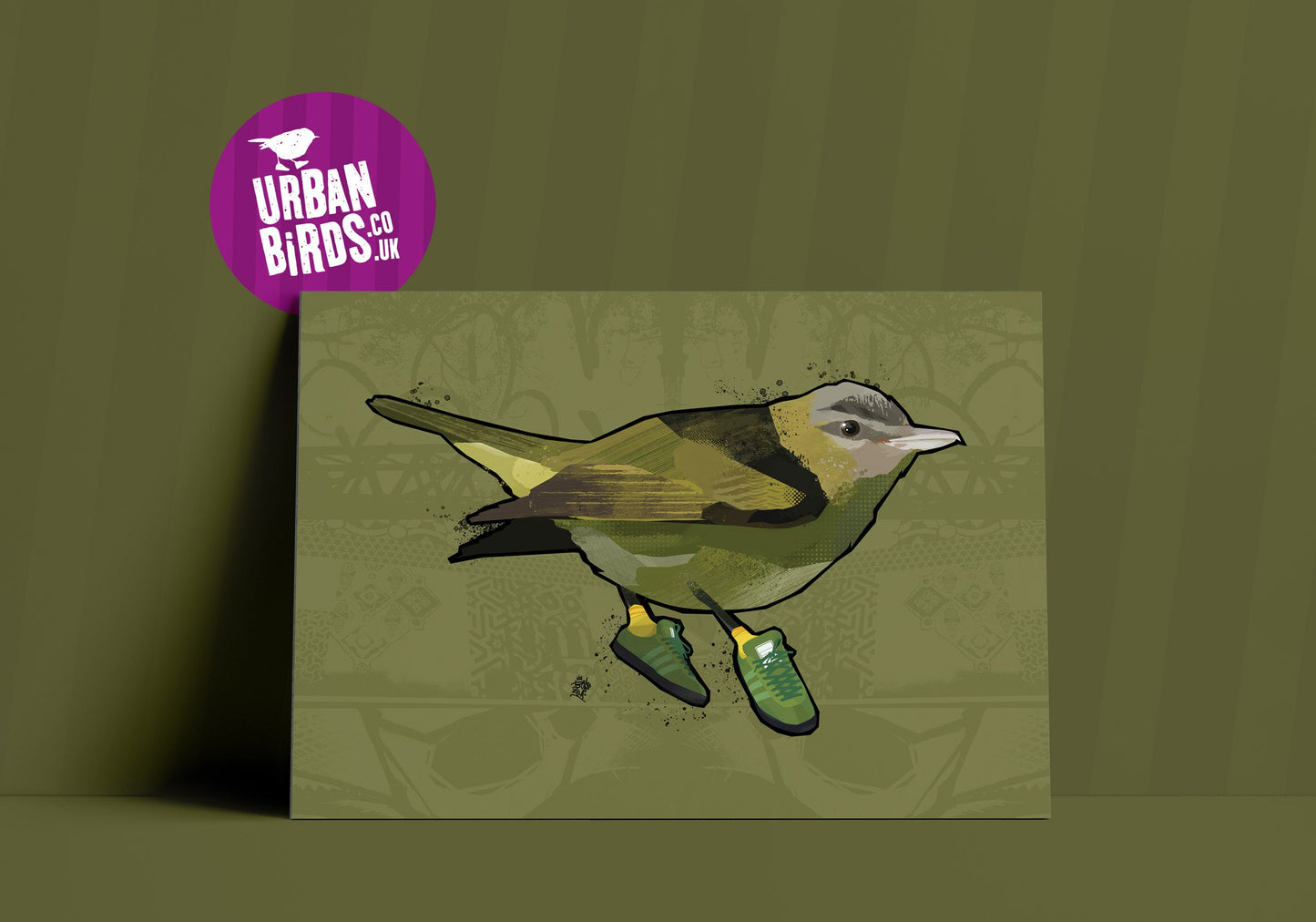 A3 Bells Viero Print, Birds, Bird Print, Bird illustration, Bird Poster, Bird Art, Ornithology, Sneaker Print, Trainers Art ,Spezial, USA