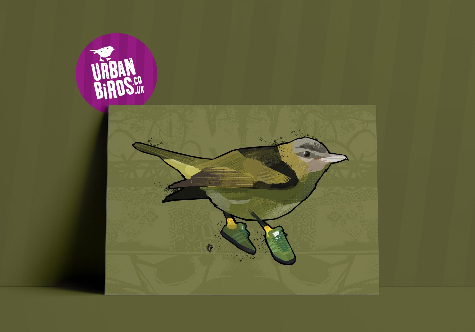 A3 Bells Viero Print, Birds, Bird Print, Bird illustration, Bird Poster, Bird Art, Ornithology, Sneaker Print, Trainers Art ,Spezial, USA