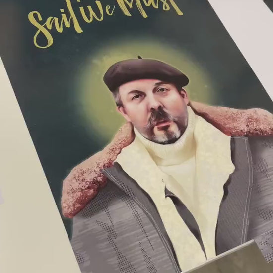 Andrew Weatherall A3 'Fail We May, Sail We Must' print